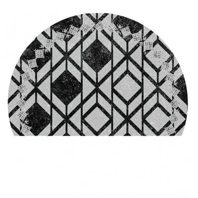 Semicircle Door Mat Crystal Velvet Door Mat T