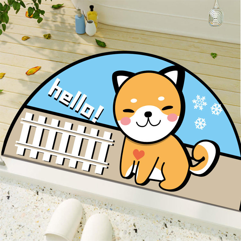 Bathroom Bathroom Door Mat Entry Door Flannel