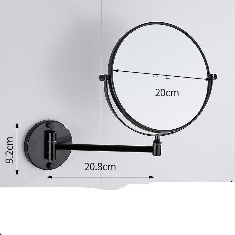 Punch-Free Makeup Mirror Mirror Double Sided Wall Mounted