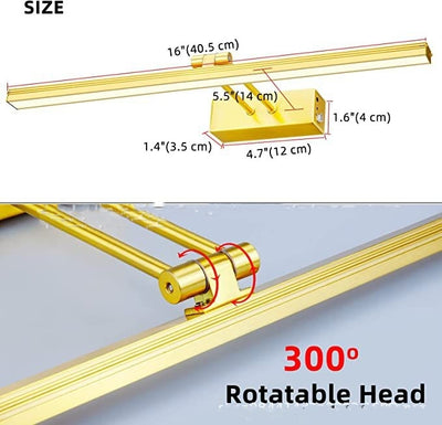 Adjustable Brightness Wall Mirror Headlight
