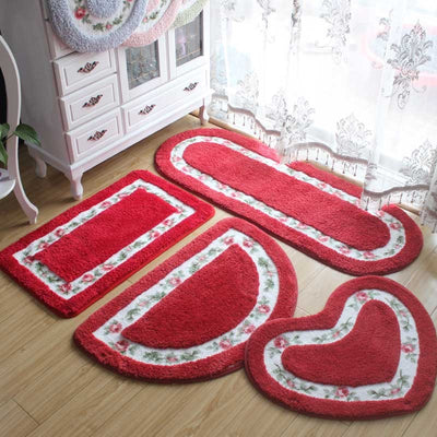 Door mat for household bathroom door mat
