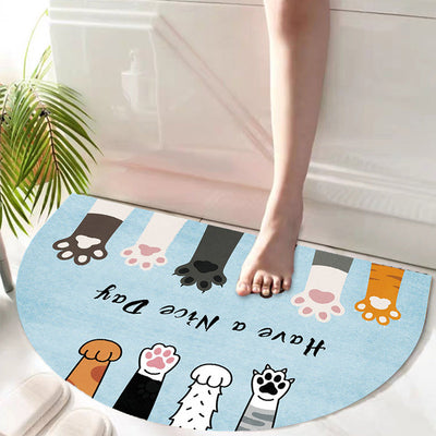 Bathroom Bathroom Door Mat Entry Door Flannel