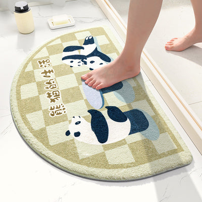 Absorbent Bathroom Nonslip Mat Entry Door Mat Door Foot Pad Toilet Entry Door Home Mat