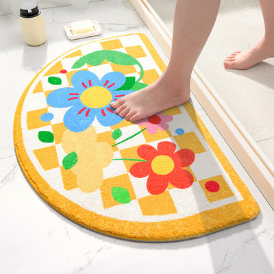 Absorbent Bathroom Nonslip Mat Entry Door Mat Door Foot Pad Toilet Entry Door Home Mat