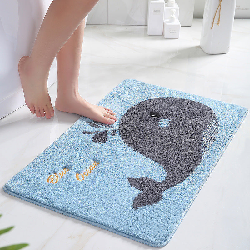 Xia Lang Cartoon Door Mat Door Mat Absorbent Foot Mat Household Door Bathroom Entrance Non-slip Mat Carpet