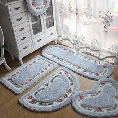 Door mat for household bathroom door mat