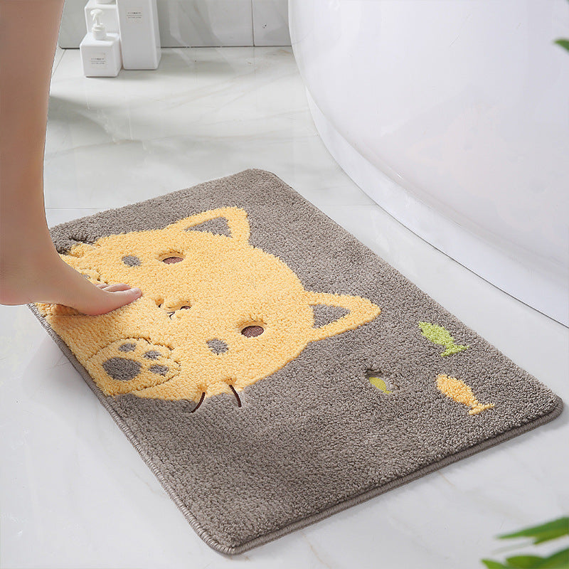 Xia Lang Cartoon Door Mat Door Mat Absorbent Foot Mat Household Door Bathroom Entrance Non-slip Mat Carpet