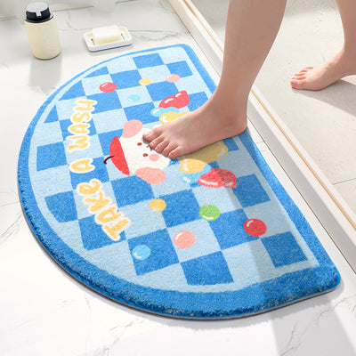 Absorbent Bathroom Nonslip Mat Entry Door Mat Door Foot Pad Toilet Entry Door Home Mat