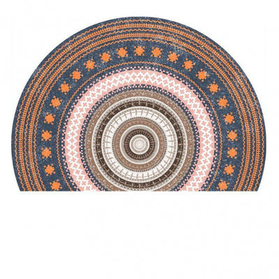 Semicircle Door Mat Crystal Velvet Door Mat T