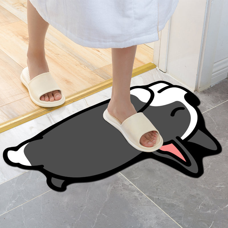 Bathroom Bathroom Door Mat Entry Door Flannel