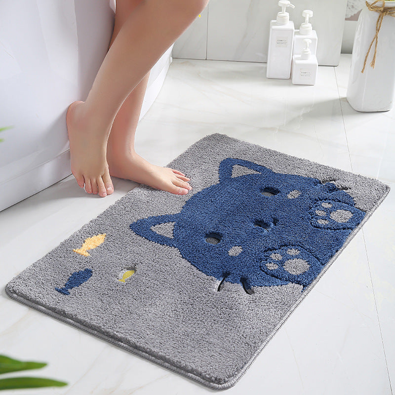 Xia Lang Cartoon Door Mat Door Mat Absorbent Foot Mat Household Door Bathroom Entrance Non-slip Mat Carpet