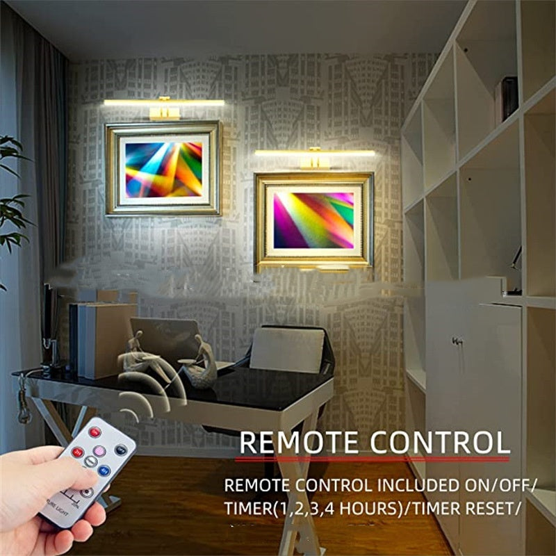 Adjustable Brightness Wall Mirror Headlight