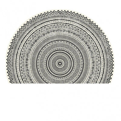 Semicircle Door Mat Crystal Velvet Door Mat T